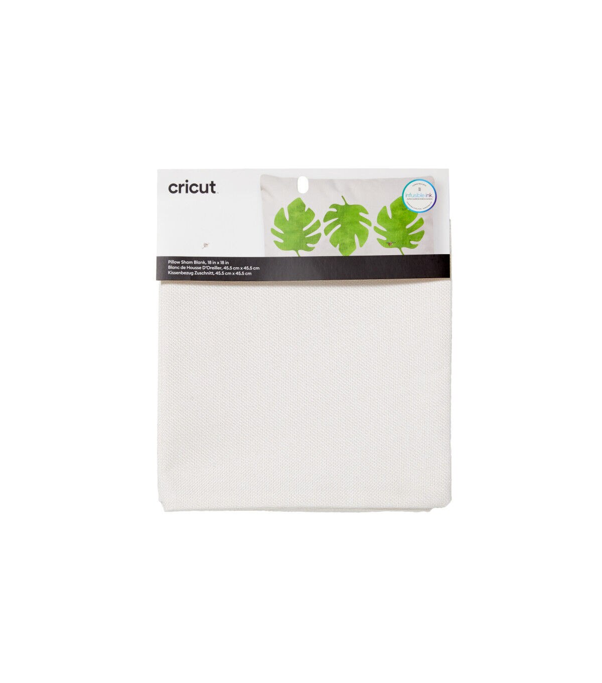 Cricut 18 Cream Textured Infusible Ink Pillow Sham Blank