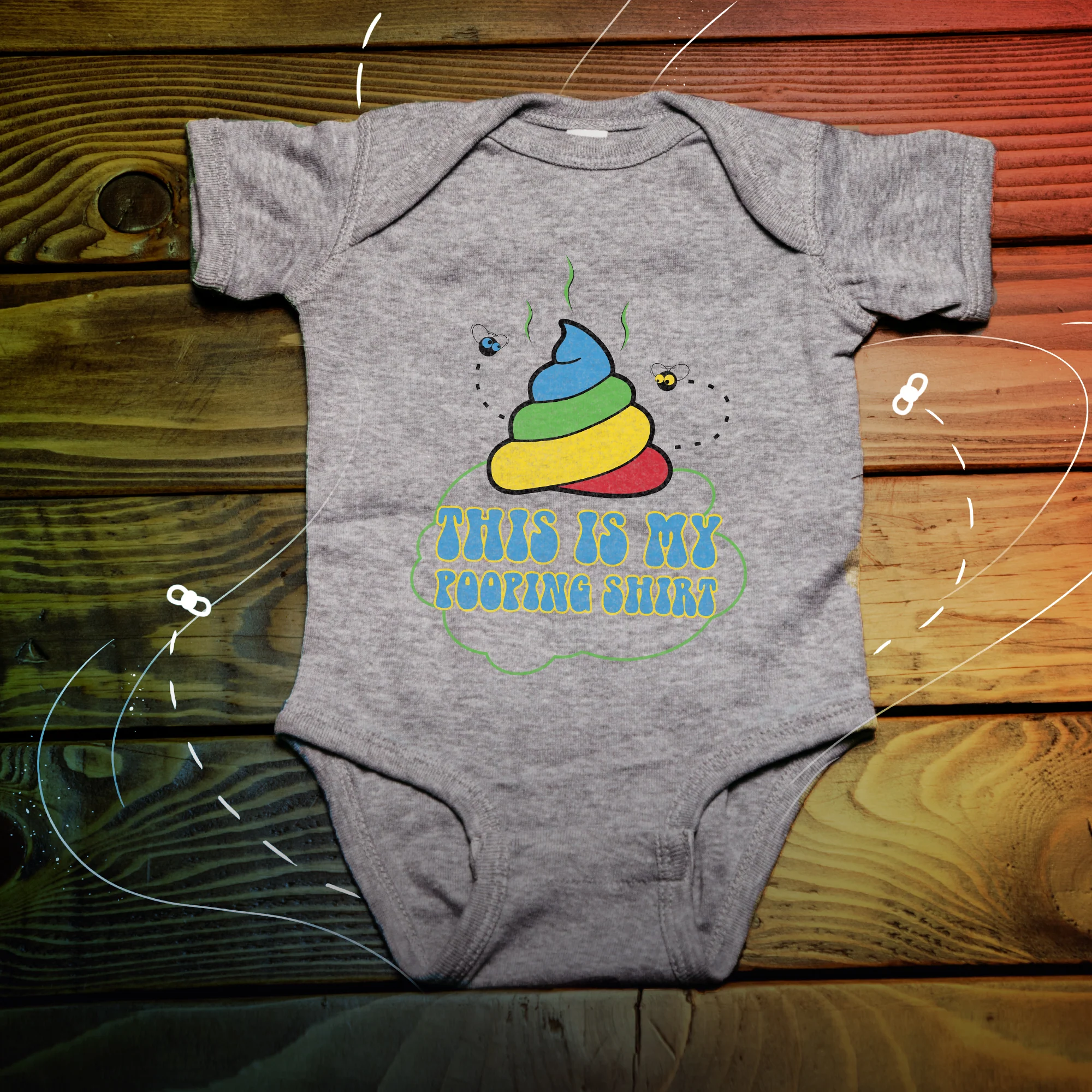 Runt Style This Is My Pooping Shirt Runtsie