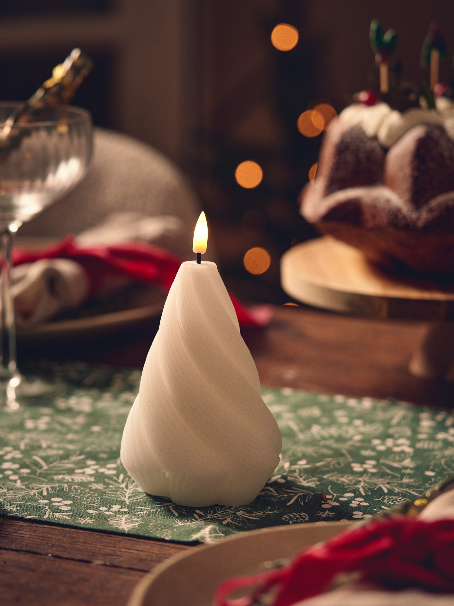 LED candle 12.5 cm