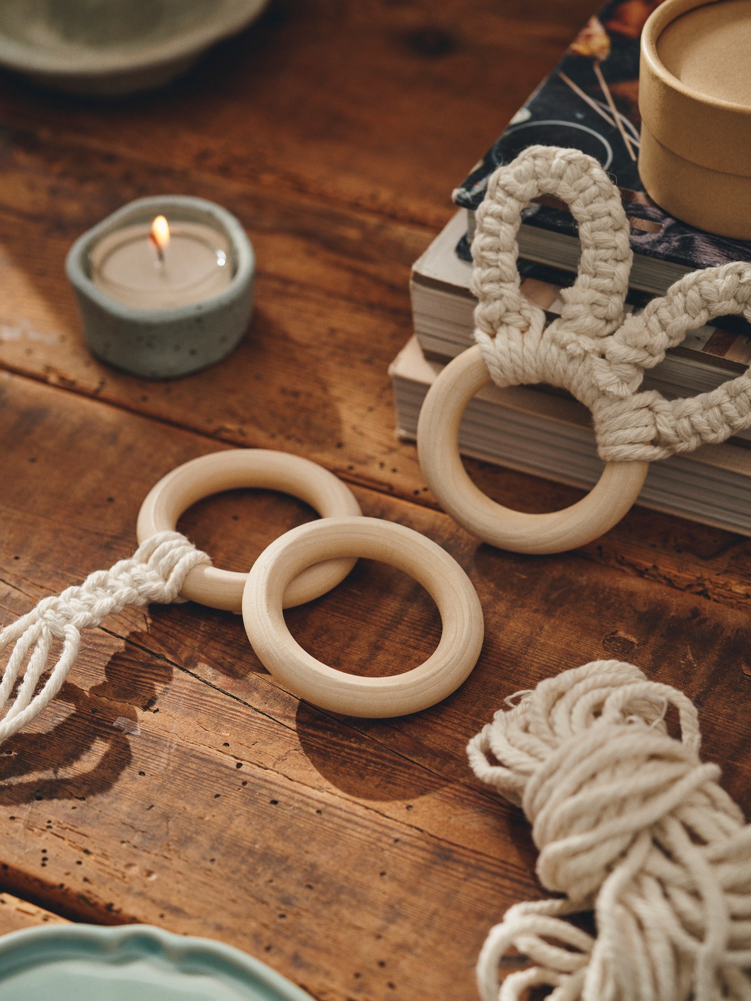 Wooden rings