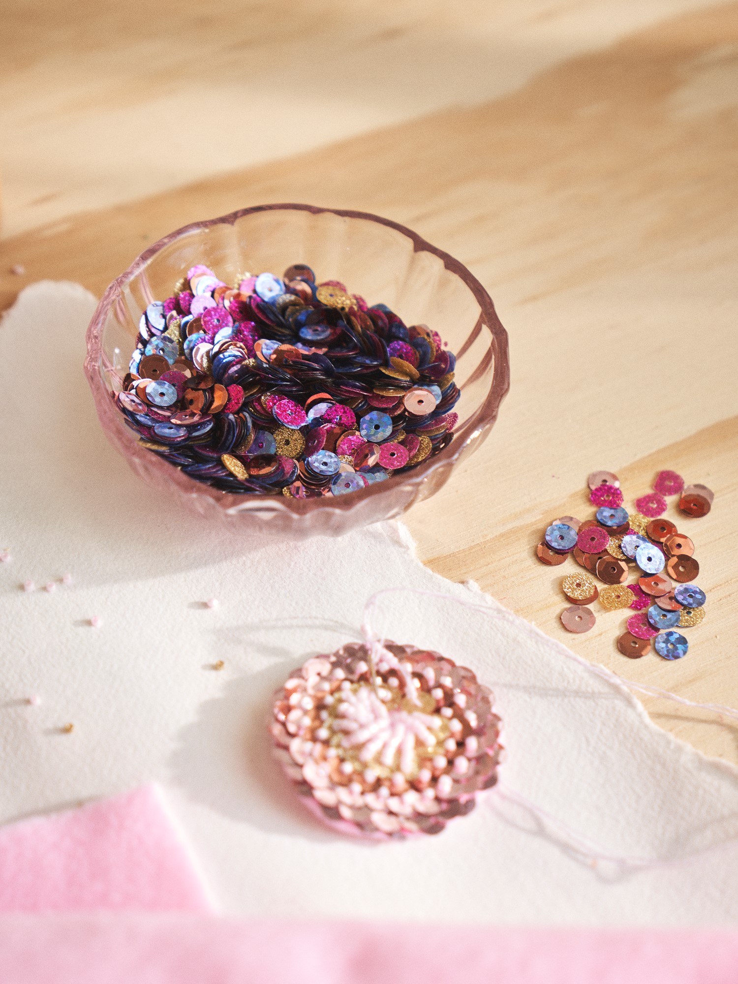 Mixed sequins
