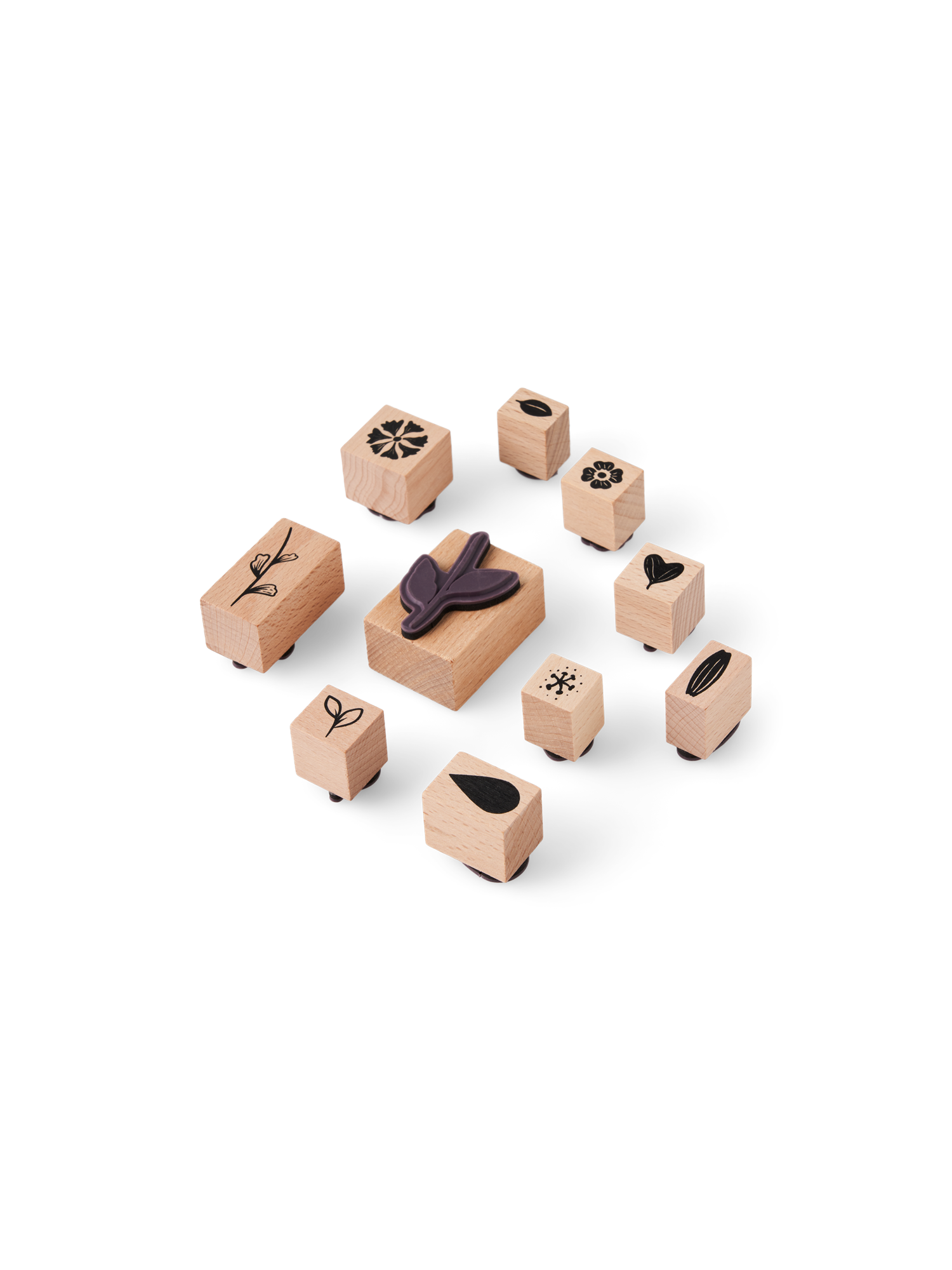 Wooden stamp set
