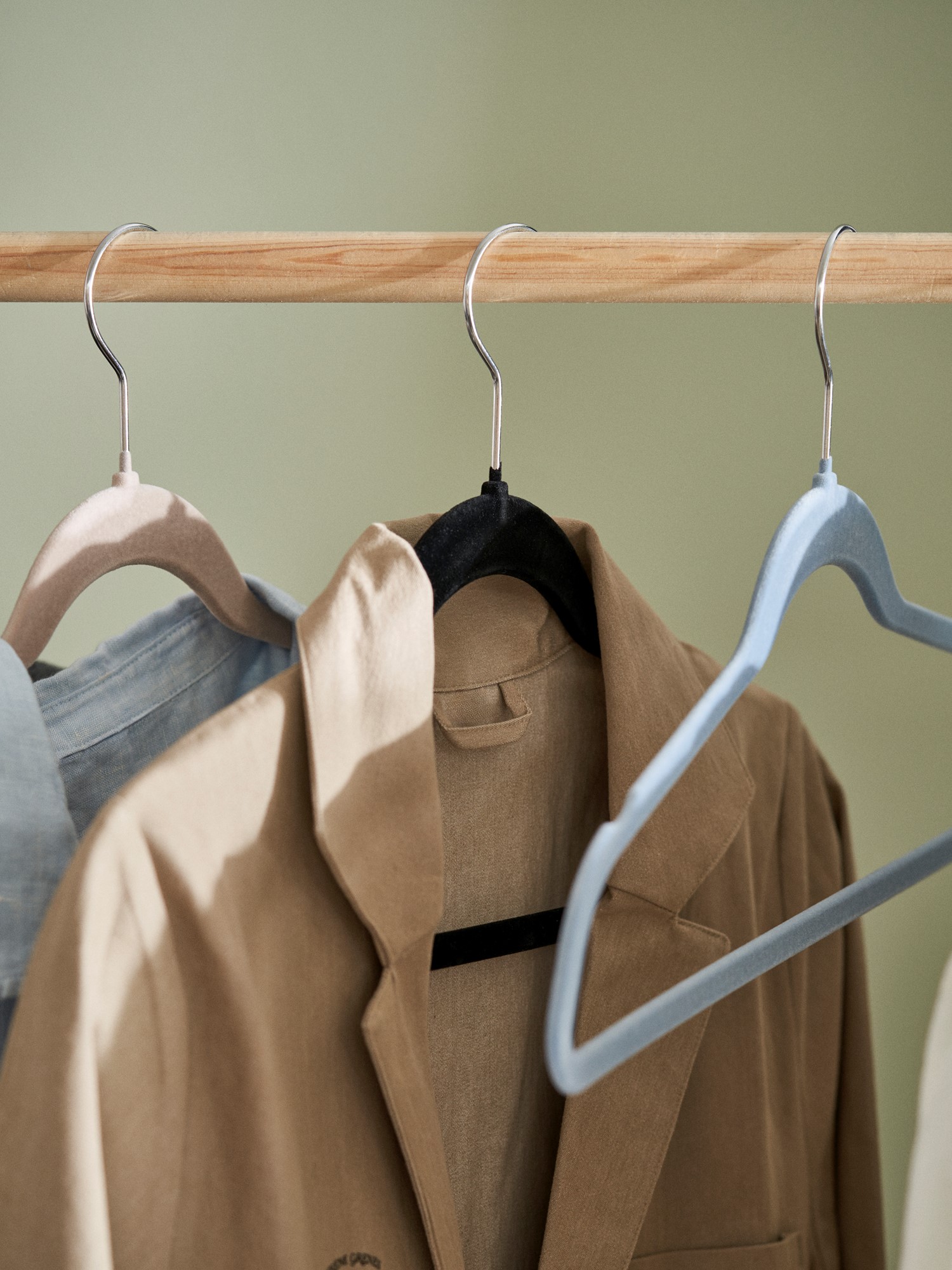 Velvet clothes hangers 5 pcs