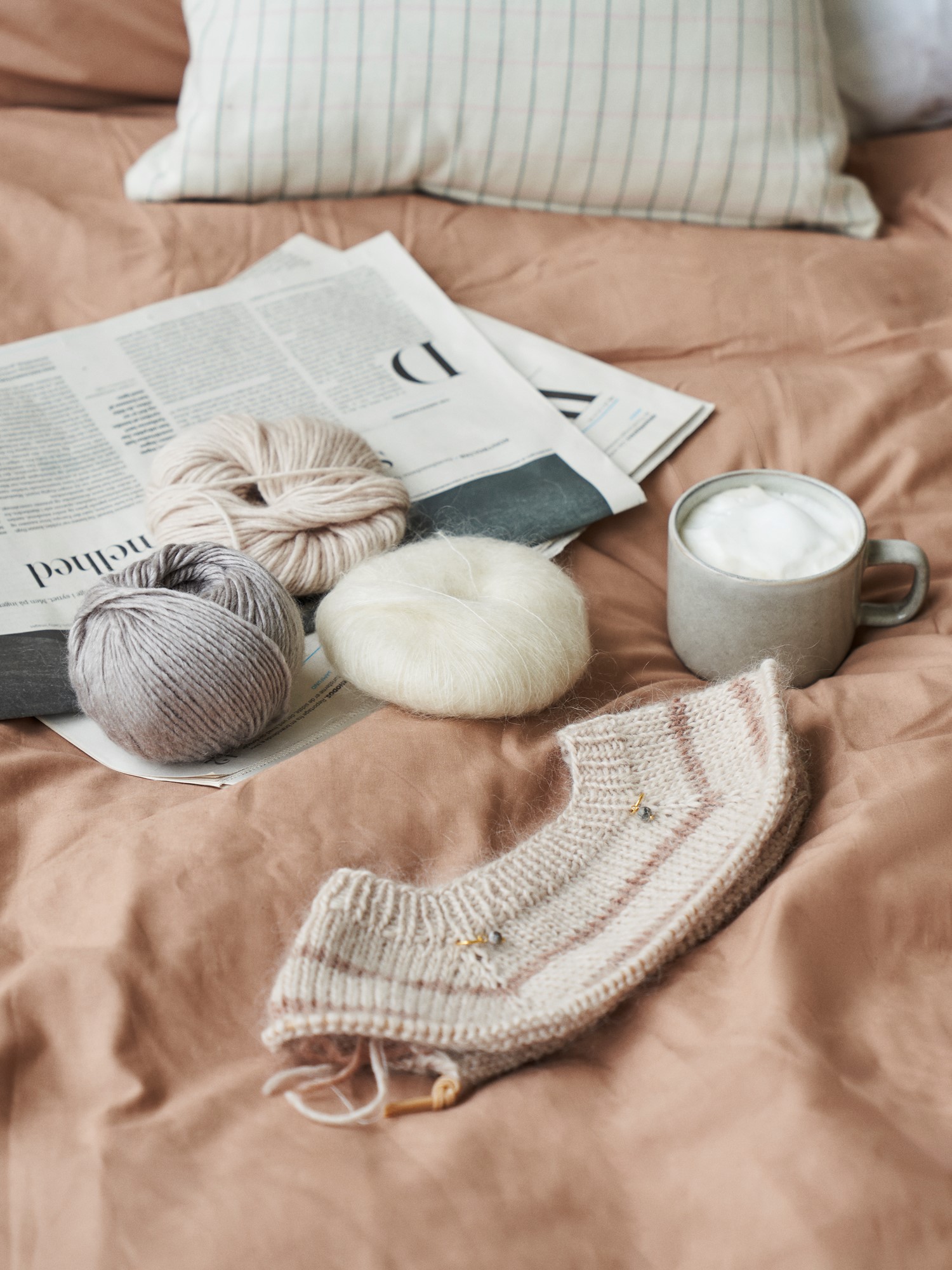 Mohair nylon yarn