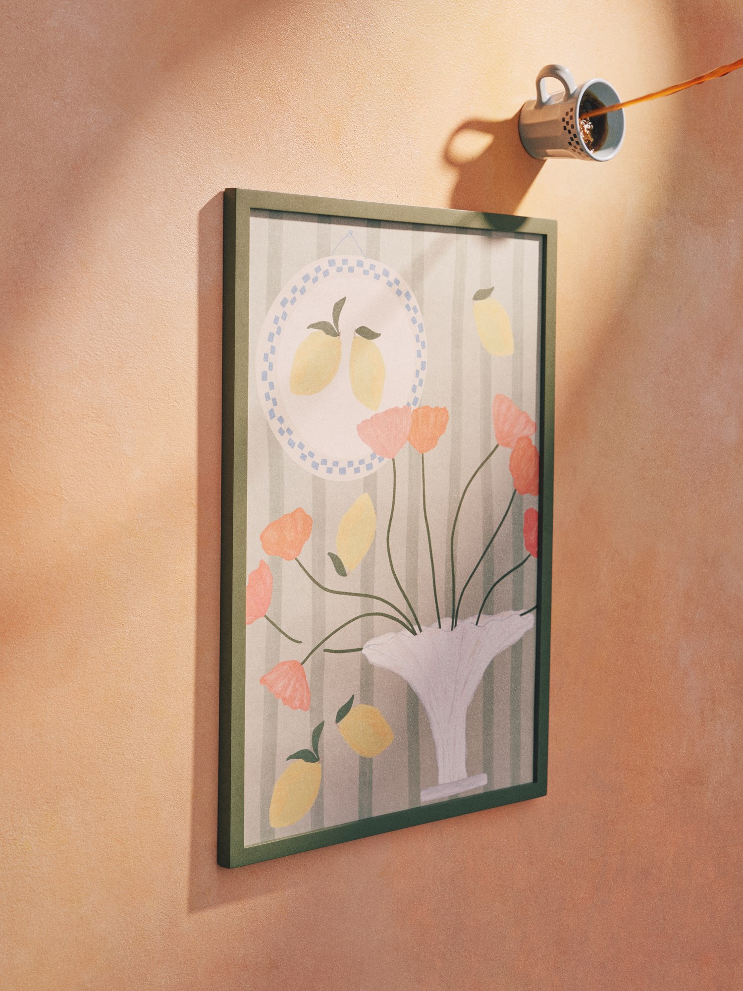 Wooden frame A3 with poster