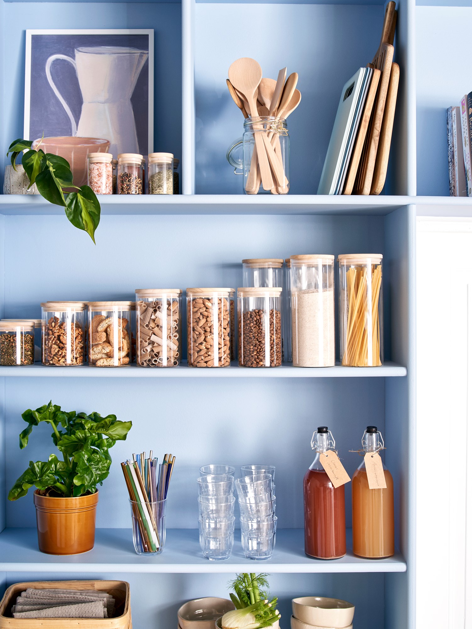 Jars with lid 2-pack