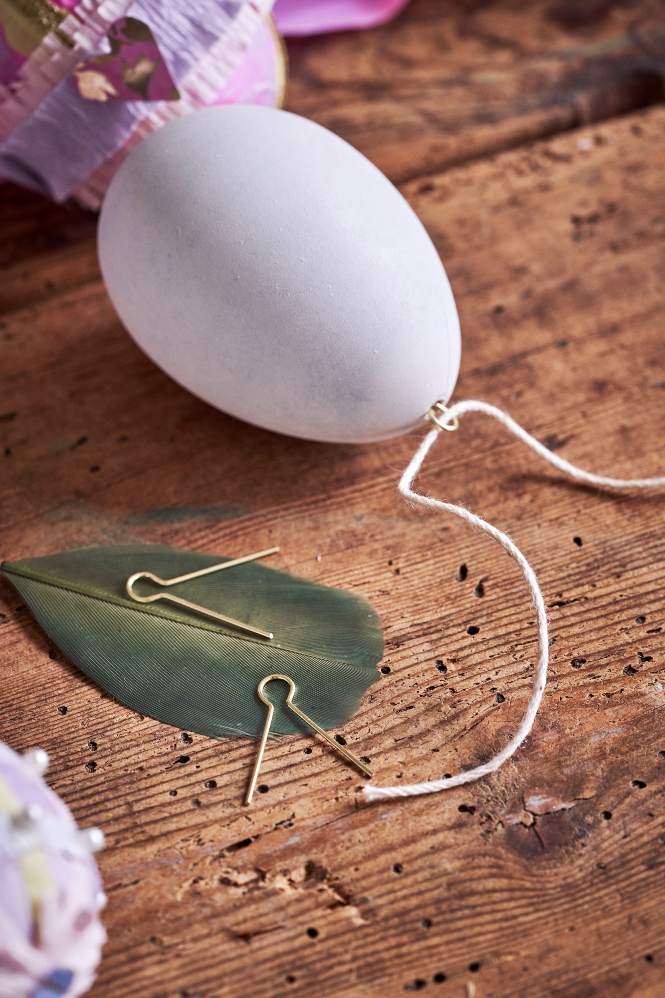 DIY ornament hooks