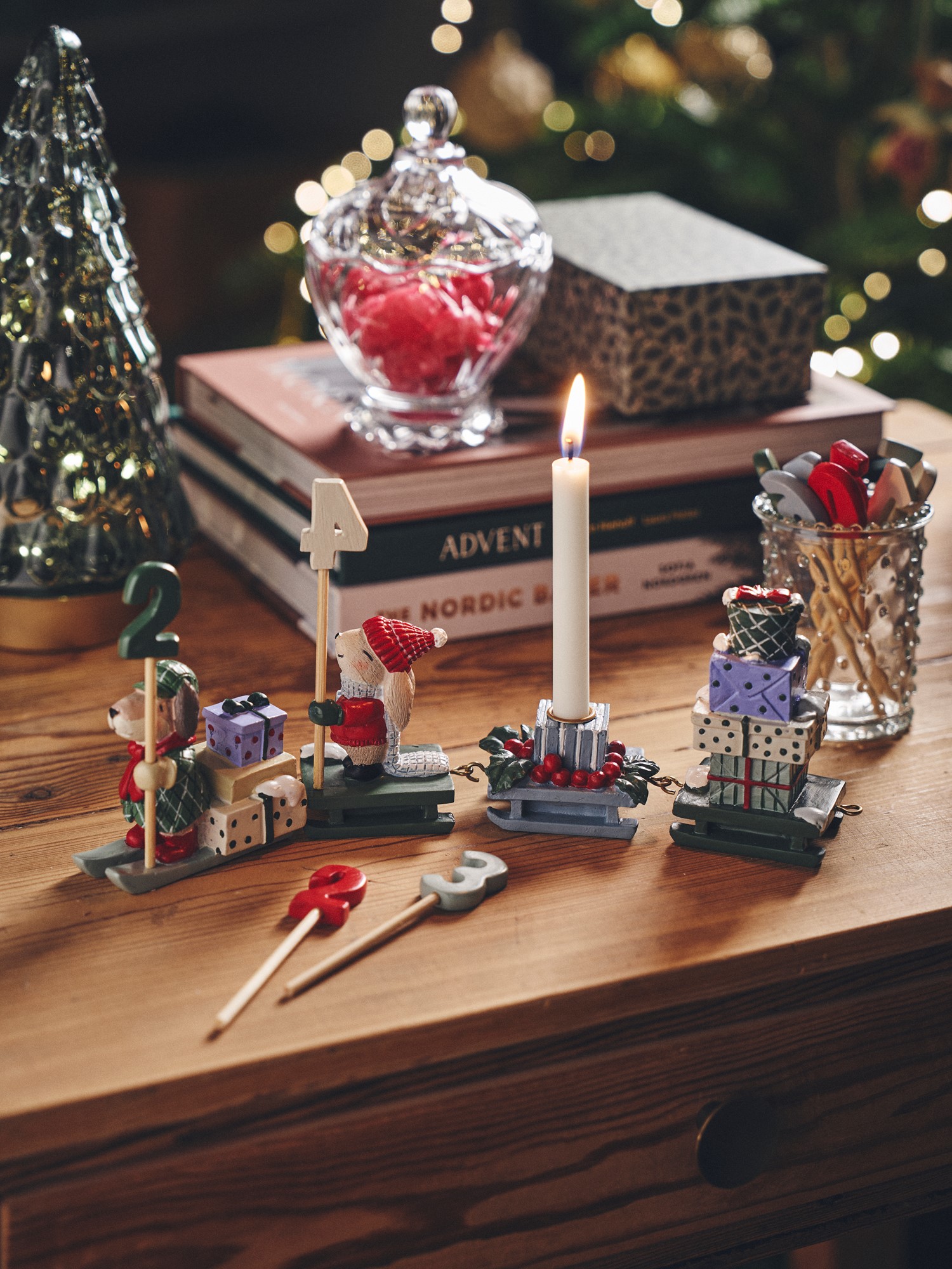 Thin taper candles 10,5 cm