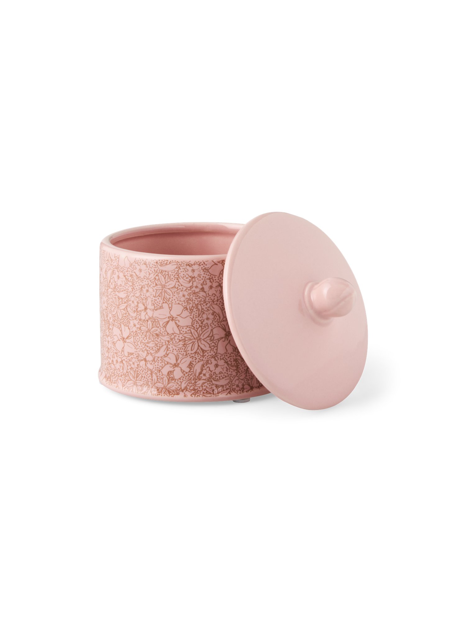Decorative jar with lid
