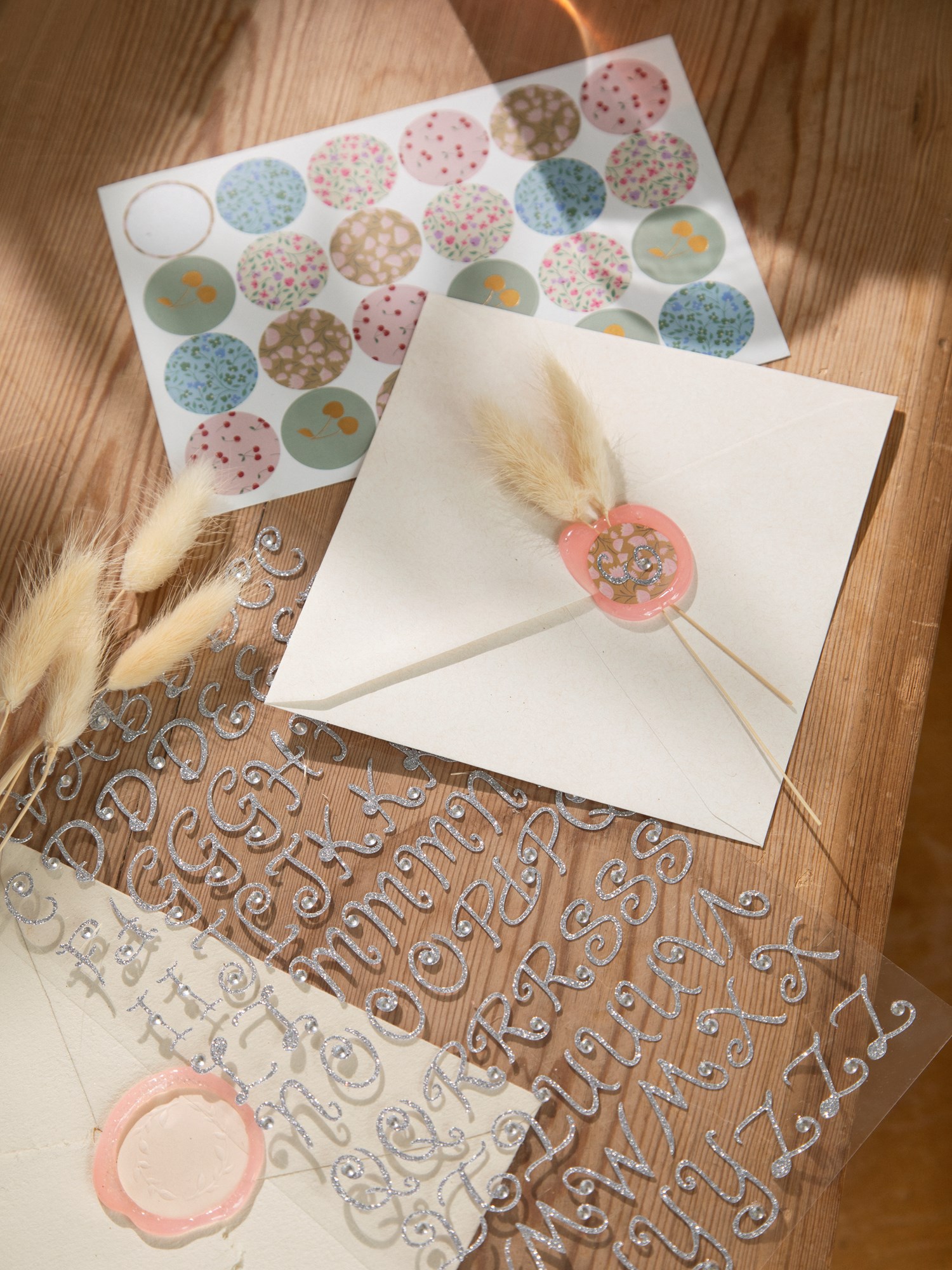 Letter stickers