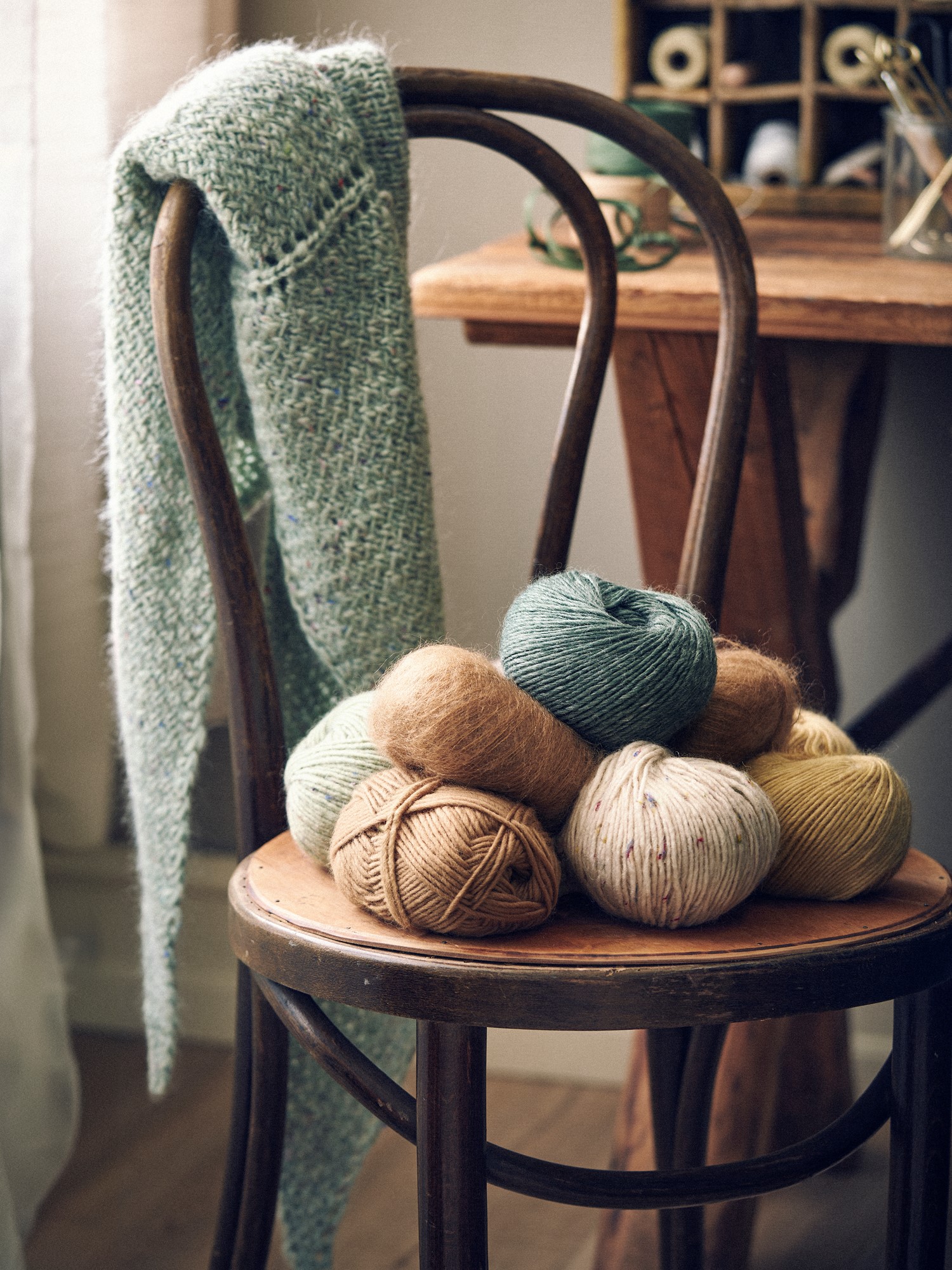 Wool bamboo yarn