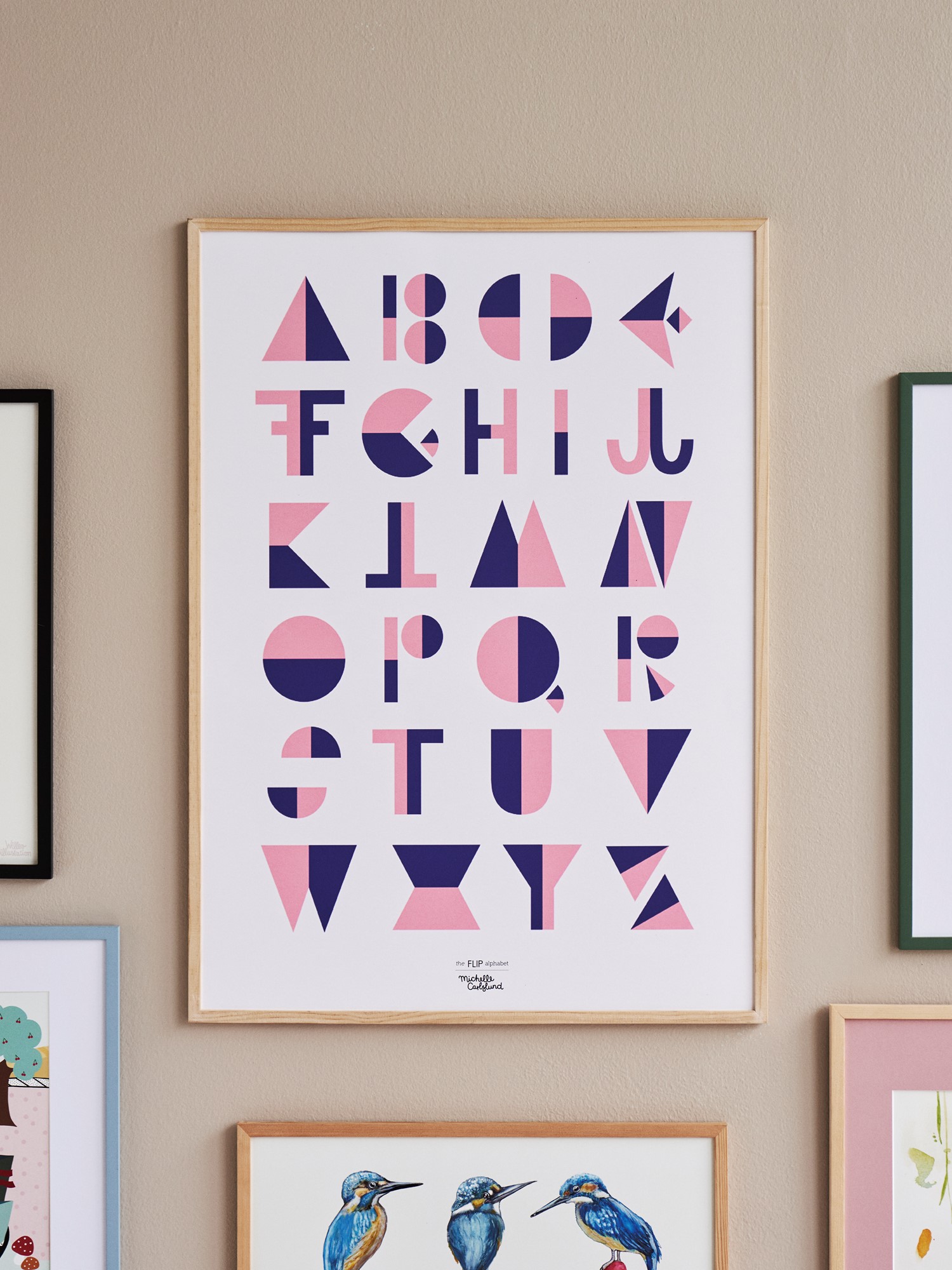 Flip pink 50 x 70