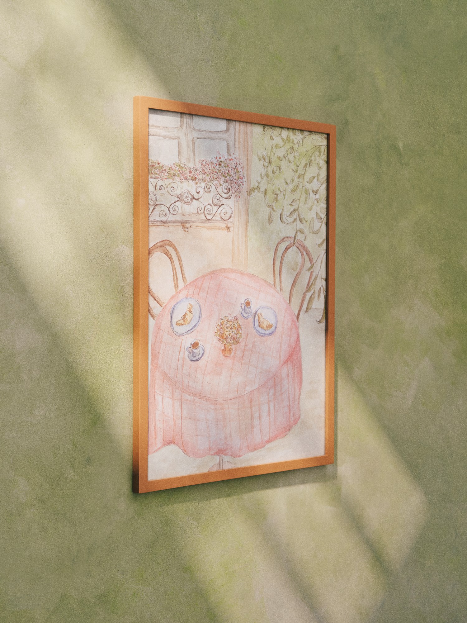 Wooden frame A3 with poster