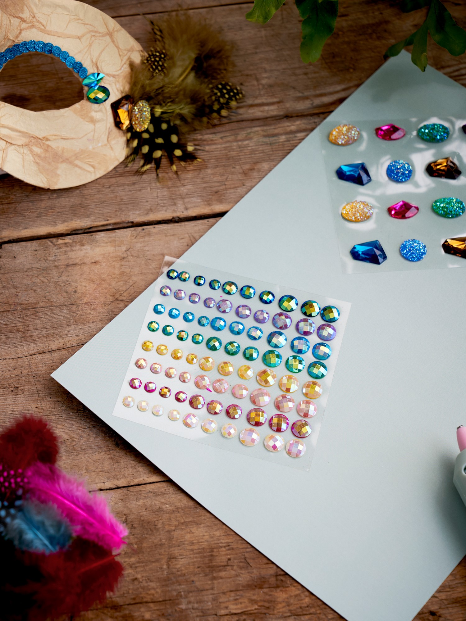 Gemstone stickers
