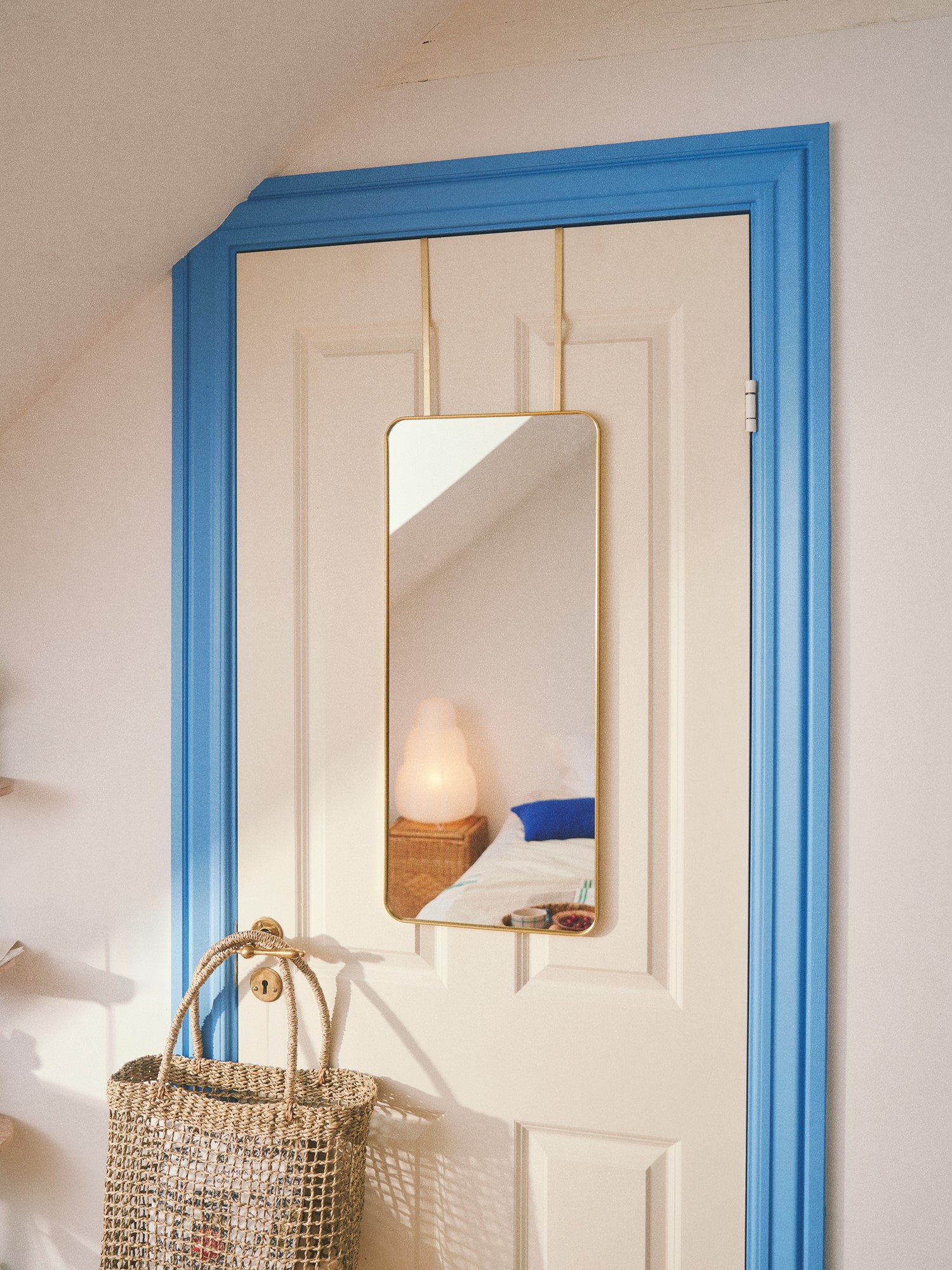Mirror for door