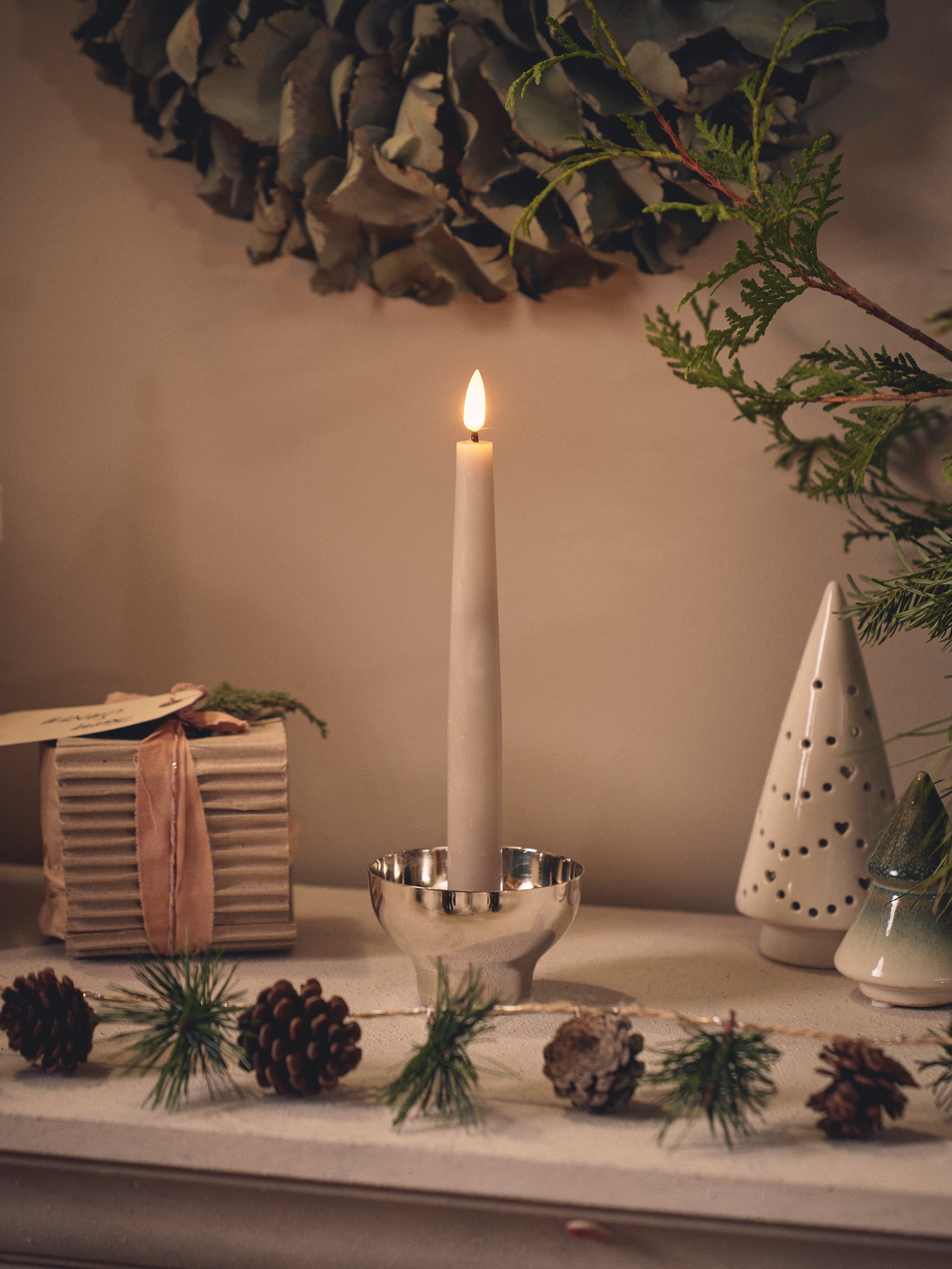LED candle 25 cm