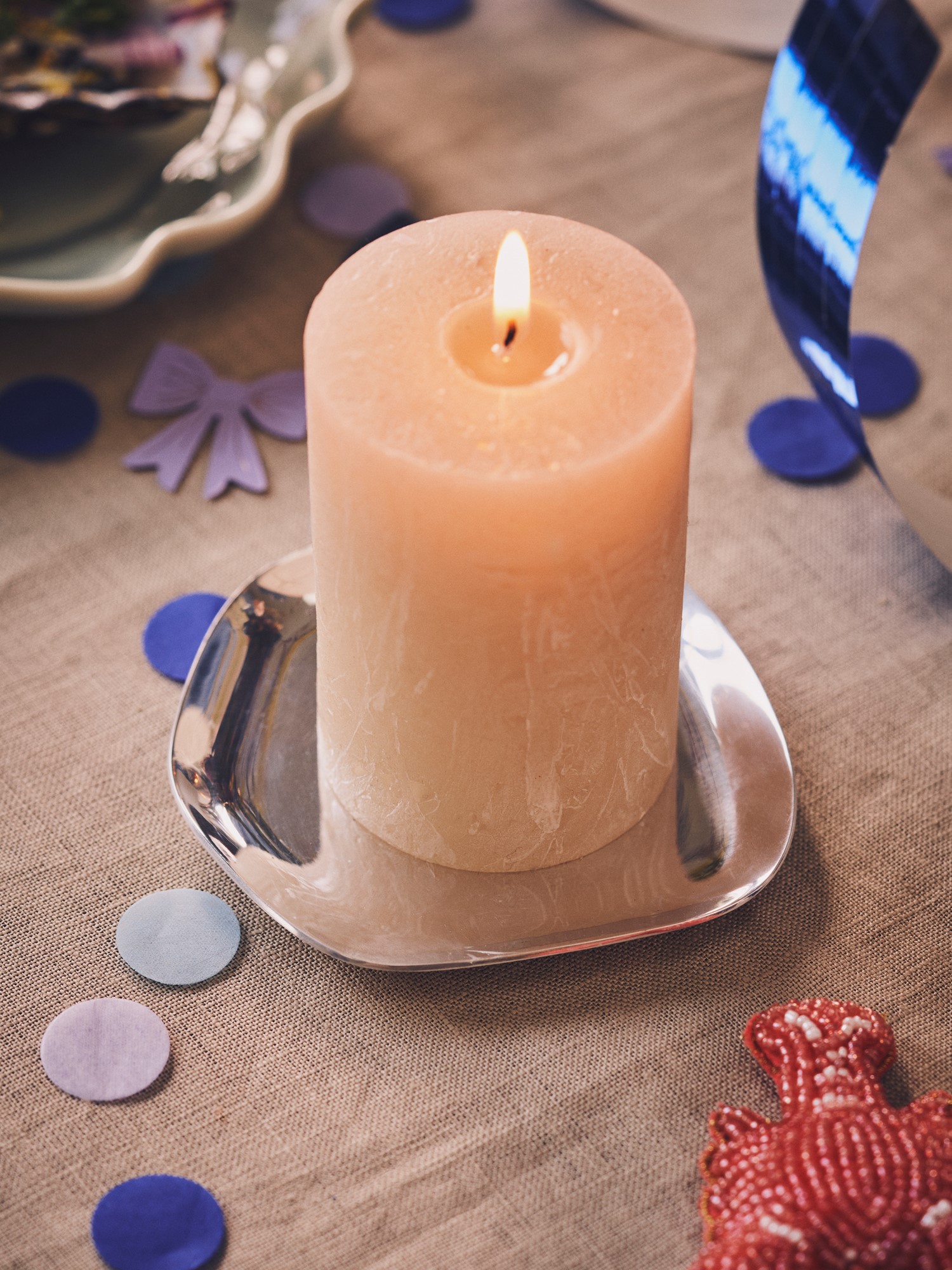 Candle plate