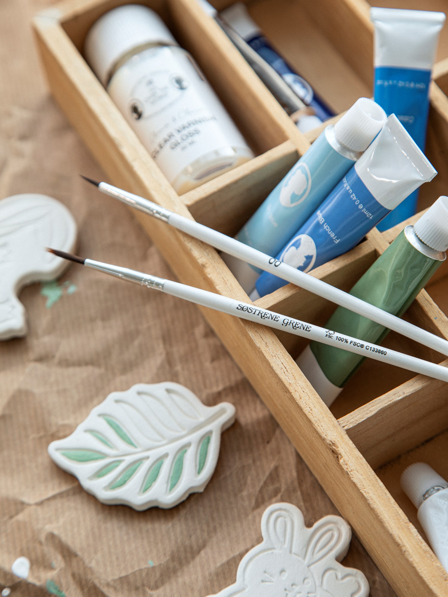 Nylon brush set 00/1