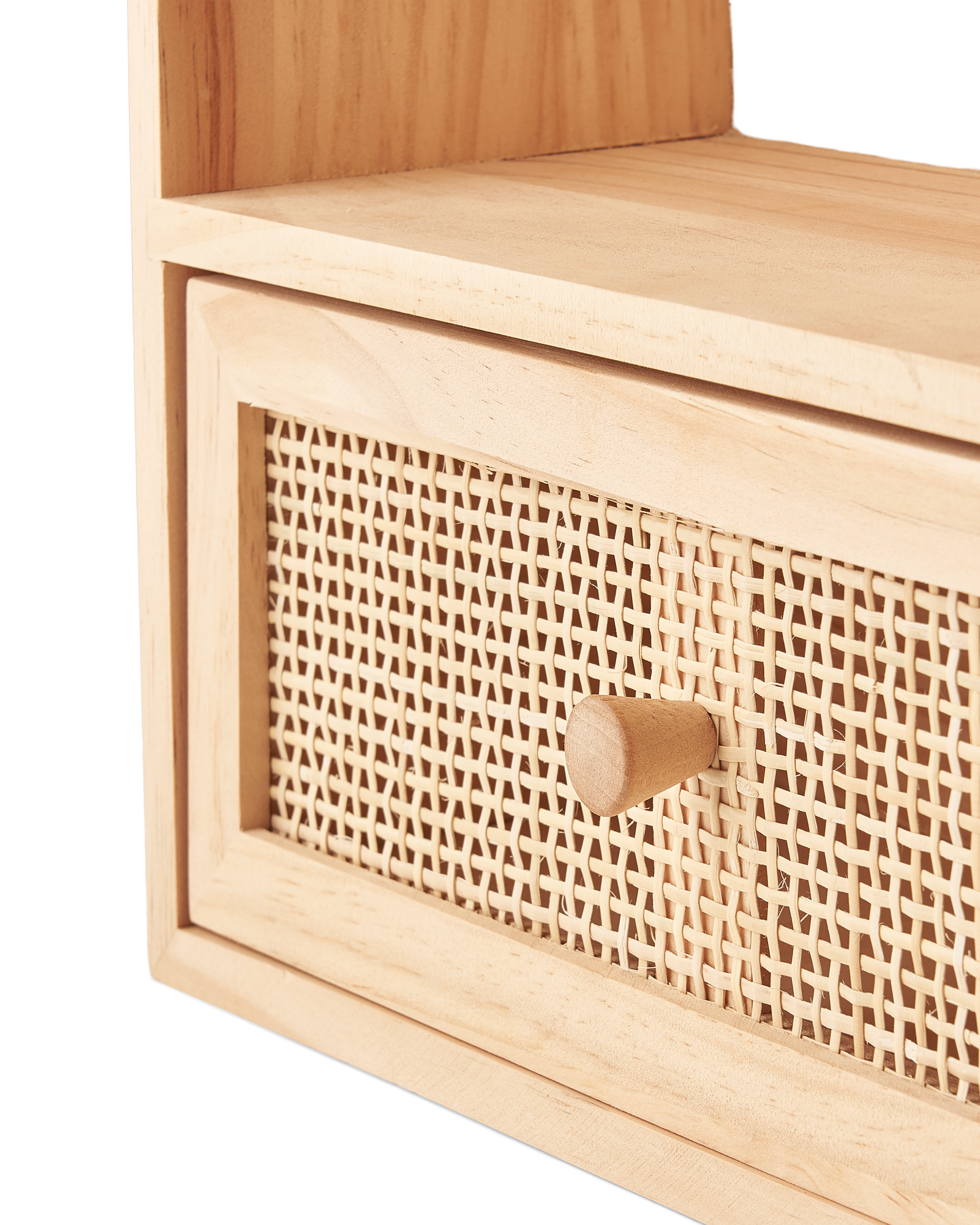 Wall shelf with drawer