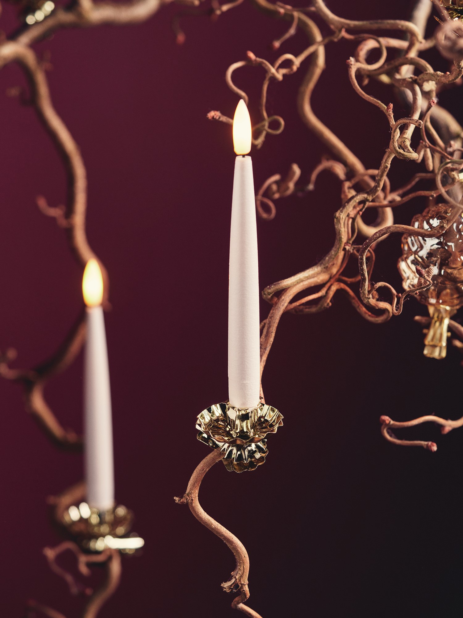 Candleholder clips
