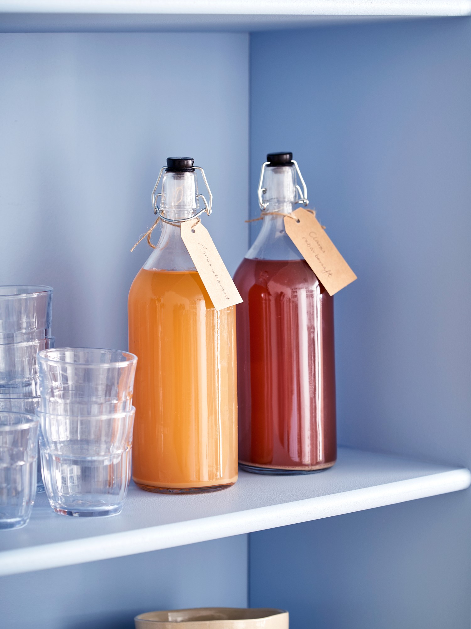 Bottles with stopper 2-pack