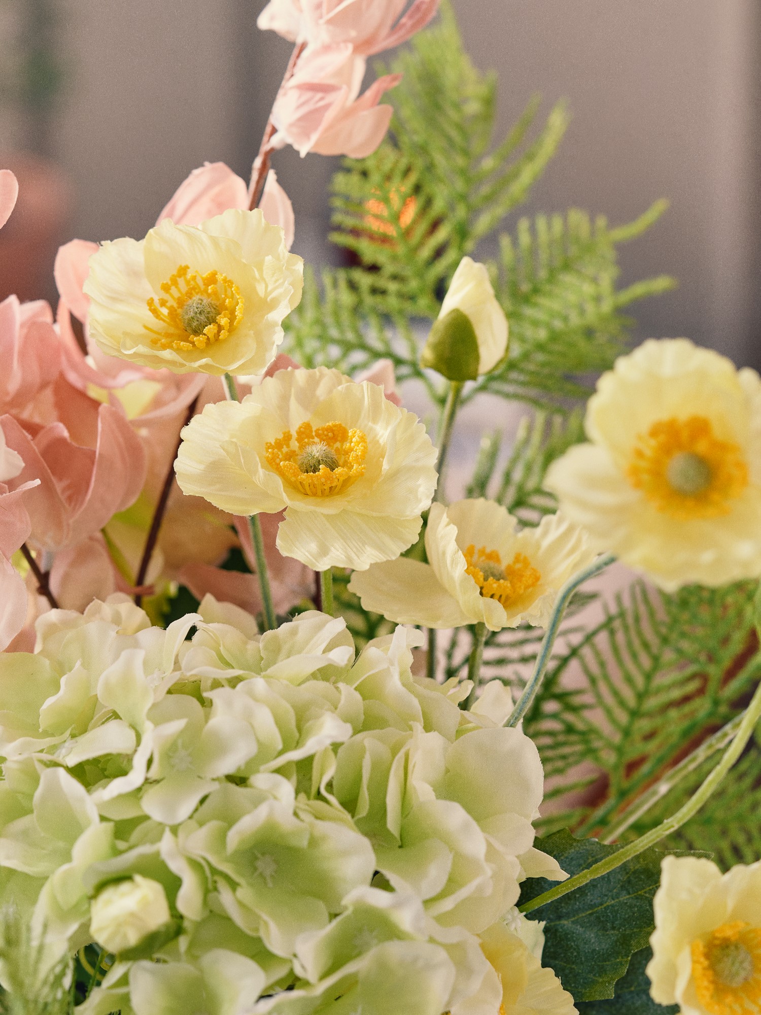 Artificial flower poppy