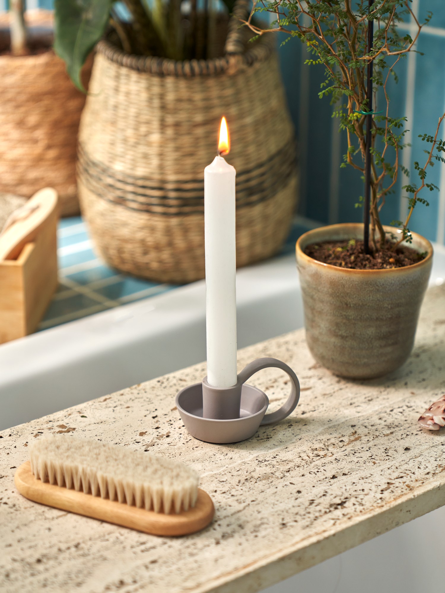 Taper candles 19 cm 10 pcs