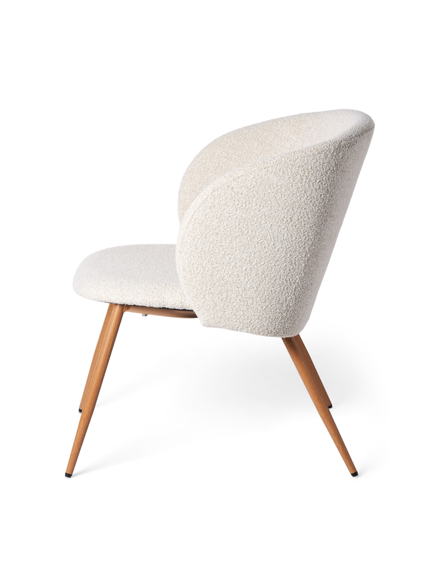 Bouclé lounge chair
