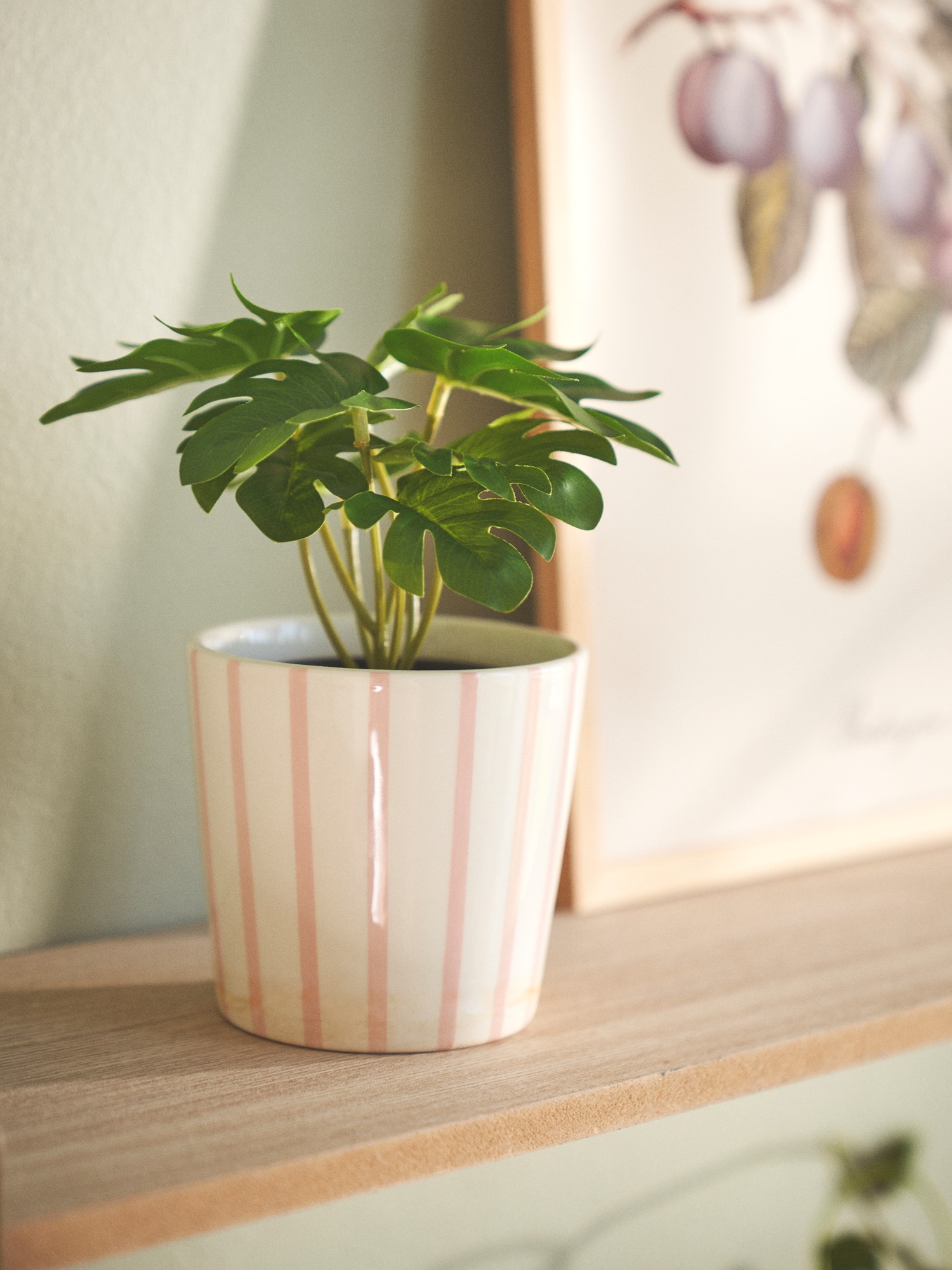 Artificial plant in pot