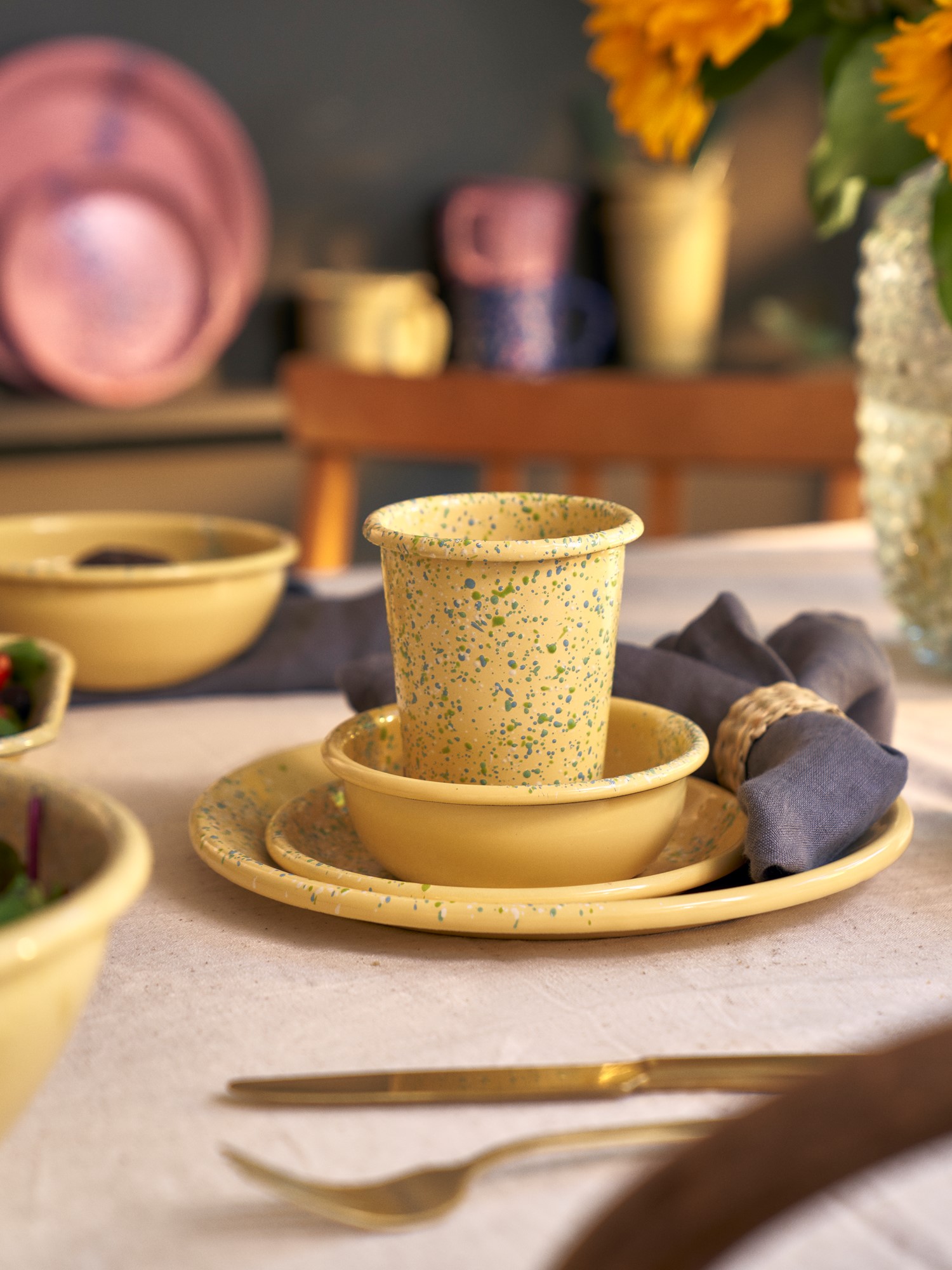 Flow Fest tumbler - yellow