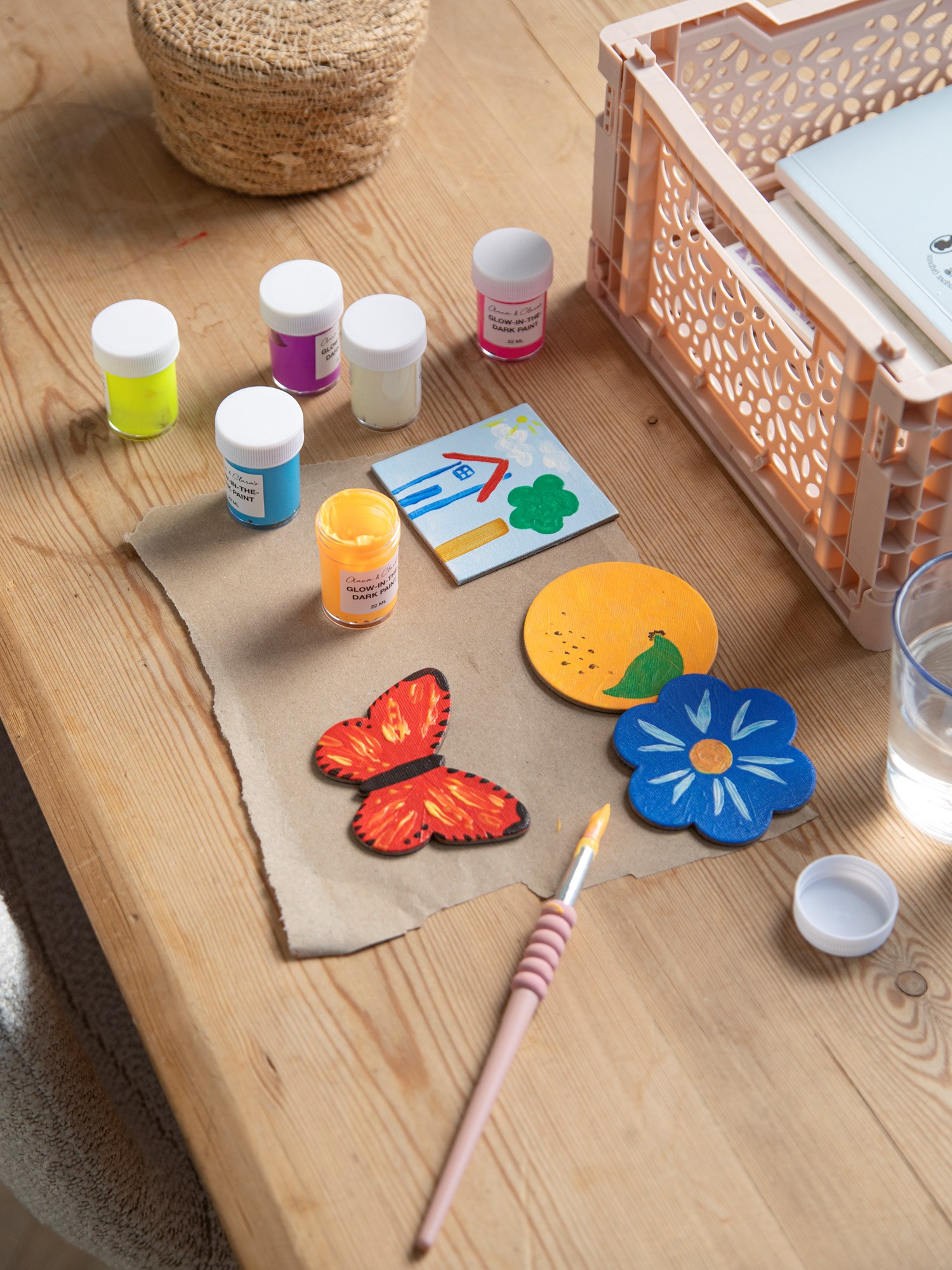 Glow-in-the-dark paint