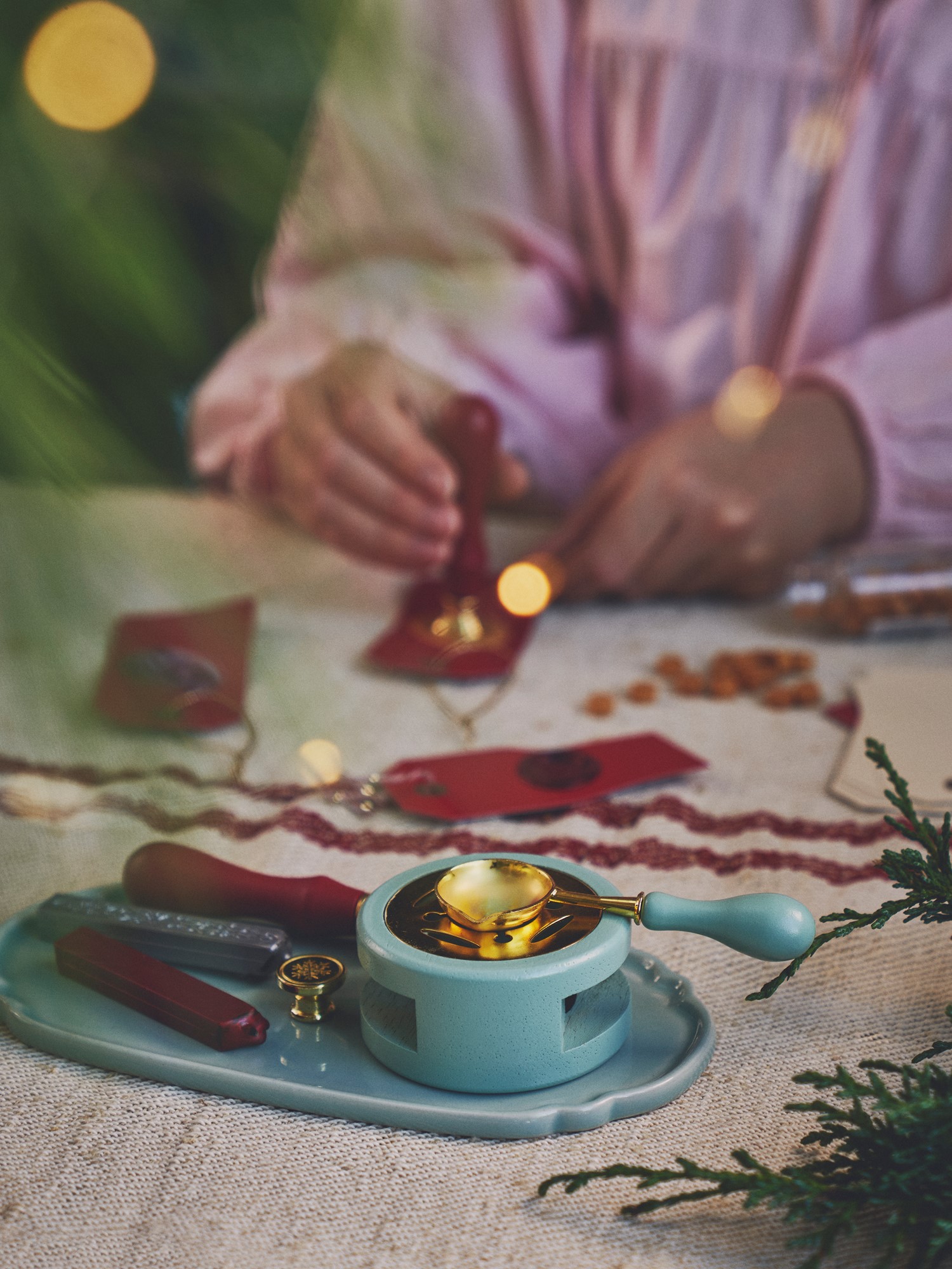 Wax burner and spoon
