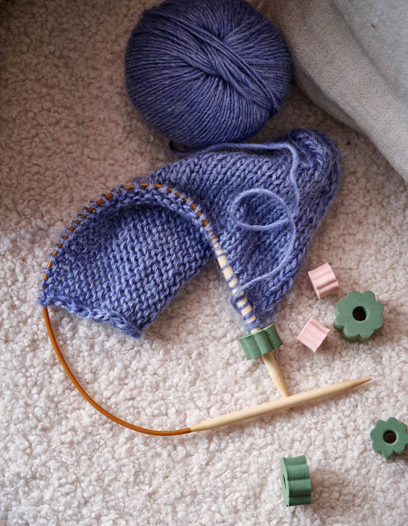 Circular knitting needles 8 mm