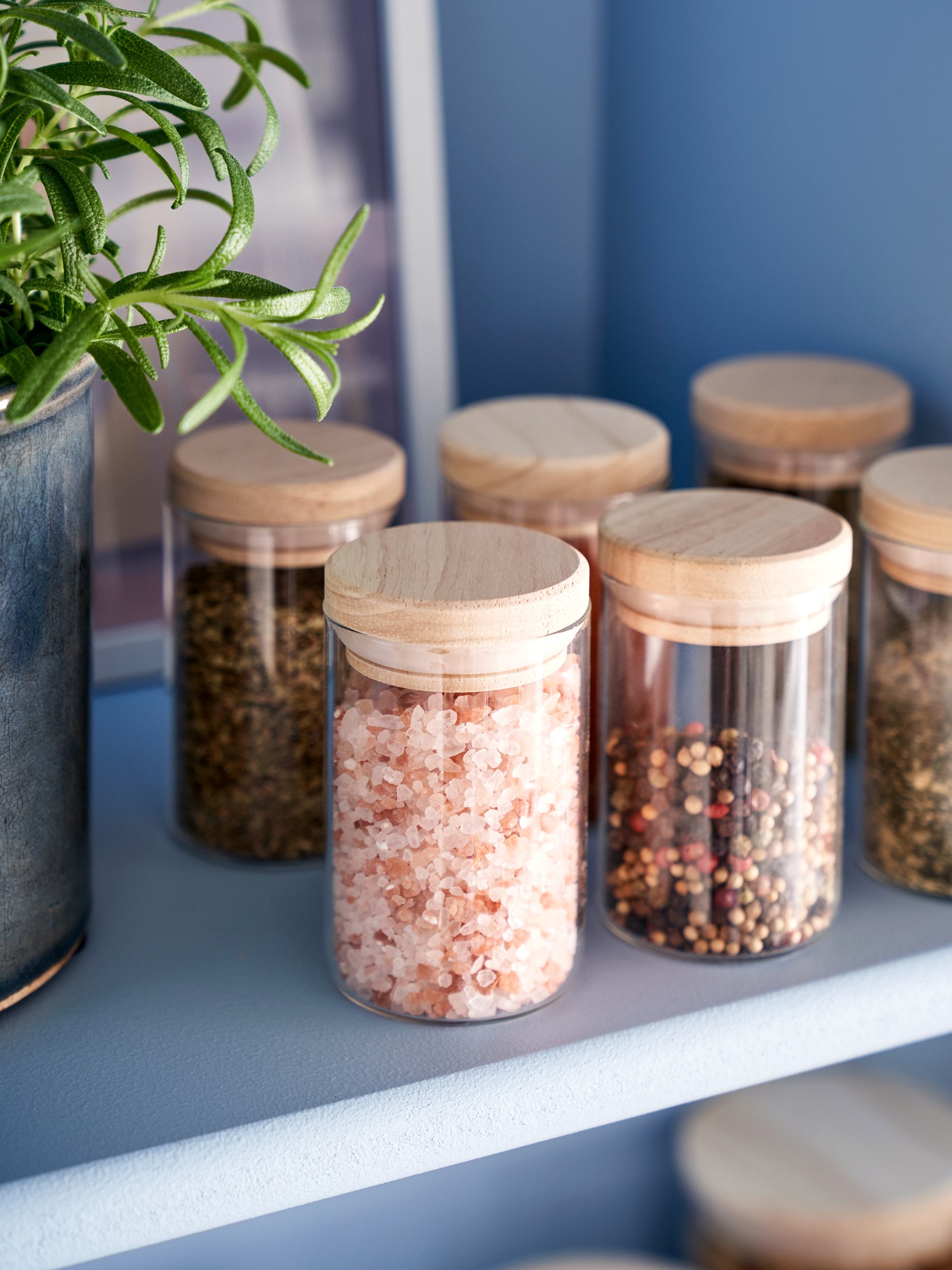 Jars with lid 4-pack