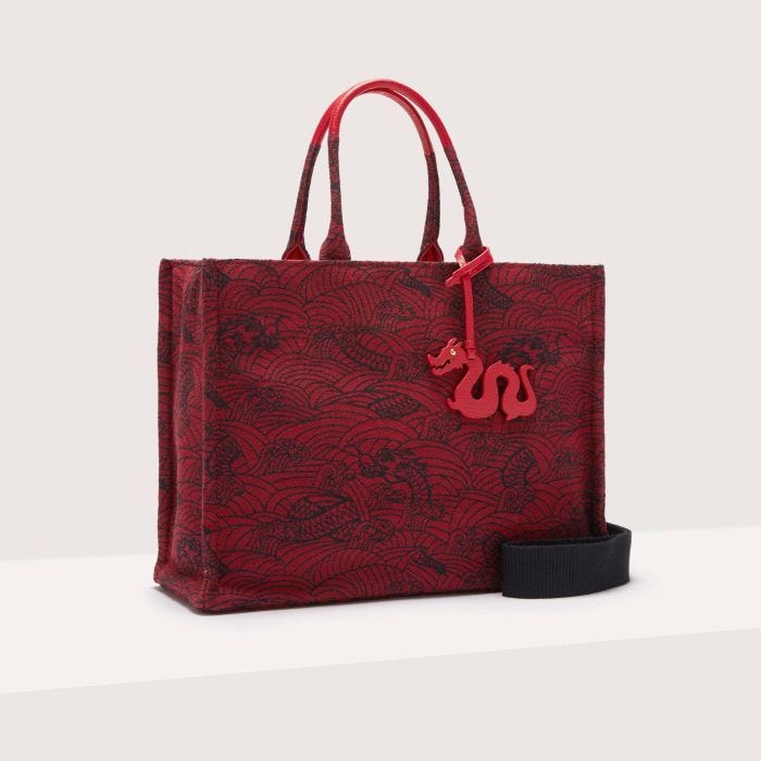 Never Without Bag lunar Jacquard Medium
