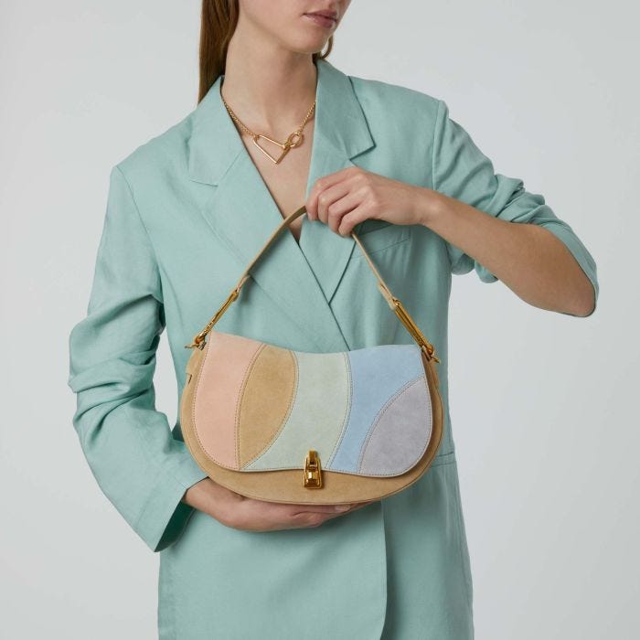 Coccinelle Magie Kaleidoscope Suede Patch Medium