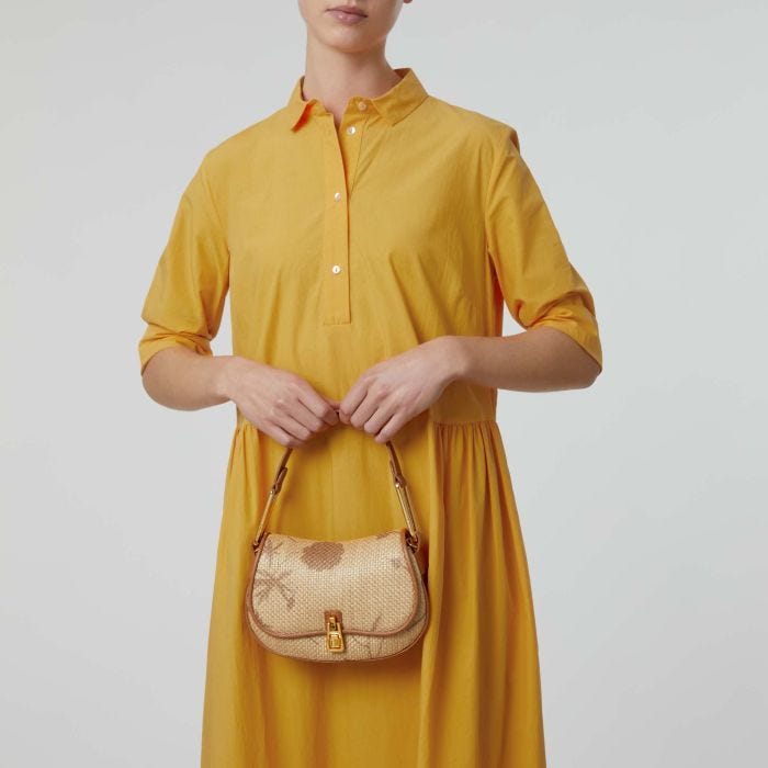 Coccinelle Magie Straw shadow print Mini