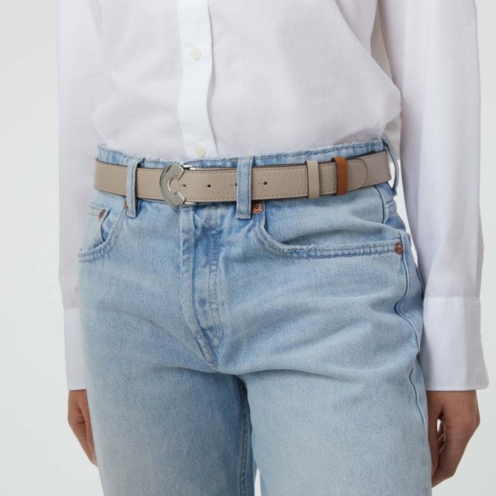 Logo C Reversible Shiny Goat