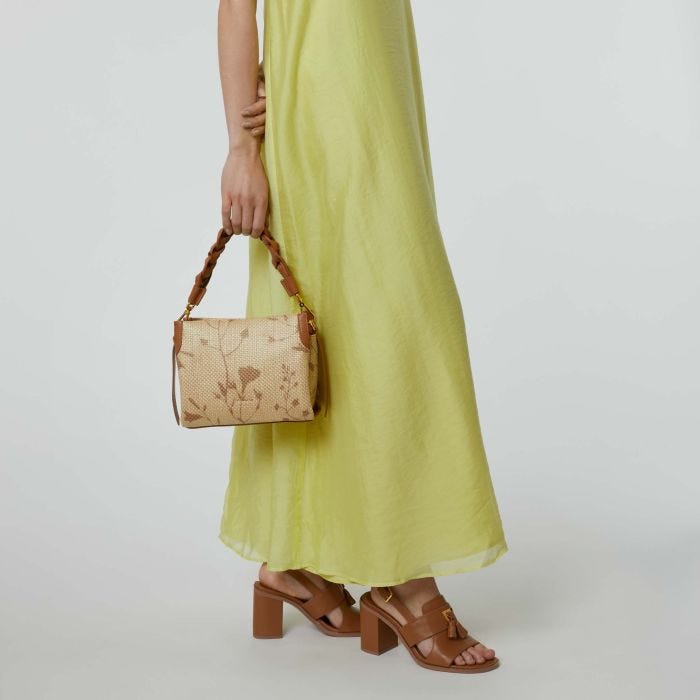 Boheme Straw Shadow Print Small