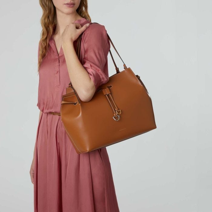 Coccinelle Roundabout Cowhide Large