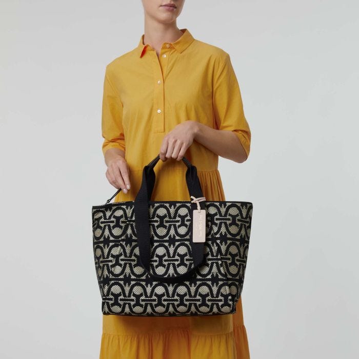 Never Without Bag Summer Monogram Large