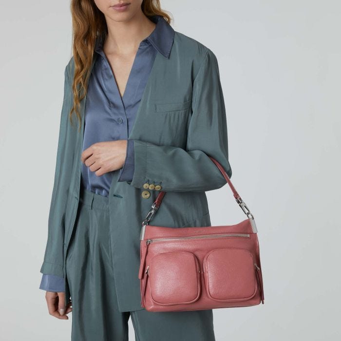 Coccinelle Hyle Shiny Goat Medium