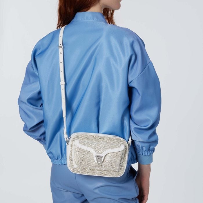 Coccinelle Beat Snowflakes woven Small