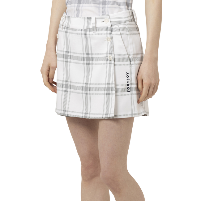 TWINSOF チェックプリント2WAYキュロット