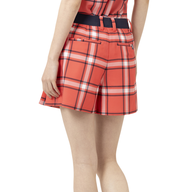 TWINSOF チェックプリント2WAYキュロット