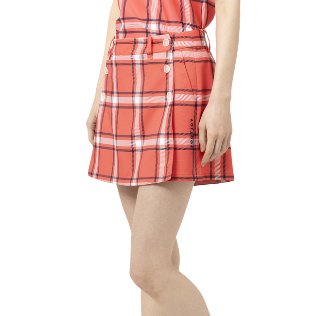 TWINSOF チェックプリント2WAYキュロット