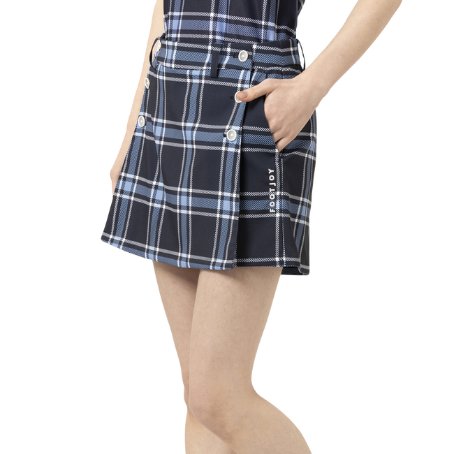 TWINSOF チェックプリント2WAYキュロット