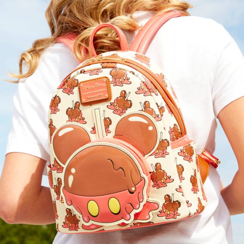 Mickey Mouse Candy Apple Loungefly Mini Backpack, Disney Eats