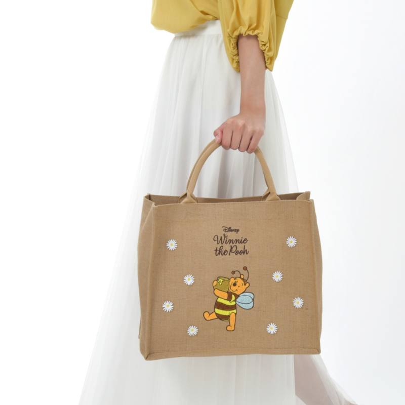 Winnie The Pooh Linen Tote Bag, Honey Day