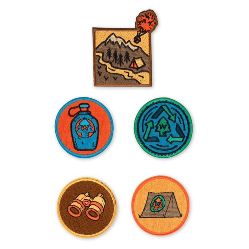 Up Wilderness Explorer 5-Piece Embroidered Patch Set